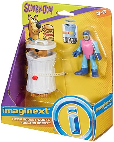 Fisher-Price Imaginext Scooby-Doo Hiding Scooby & Funland Robot - Figures, Multi Color