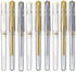 Uni-Ball Signo UM-153 Broad Point Gel Impact Pen, 1.0mm, White/Gold/Silver, 3 pens each/Total 9 pens (Japan Import)