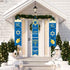Happy Hanukkah Banner Chanukah Decorations Hanukkah Porch Hanging Welcome Sign for Home Holiday Party Outdoor Decor