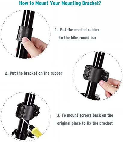 Titanker Bike Lock, Bike Locks Cable Lock Coiled Secure Keys Bike Cable Lock with Mounting Bracket, 1/2 Inch Diameter