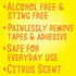 Goo Gone Bandage Adhesive Remover For Skin - 8 Ounce - Safe Method to Remove Sports Tape, KT Tape, Temporary Tattoos, Ink, Medical Bandages and More