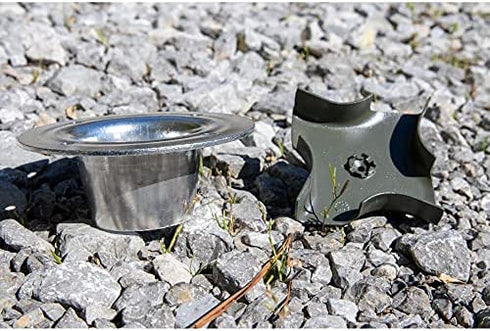 Moultrie Metal Spinner Plate & Funnel Kit | Powder-Coated Metal | 4 outlets
