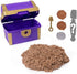 Kinetic Sand, Buried Treasure Playset with 6oz of Kinetic Sand and Surprise Hidden Tool (Style May Vary)