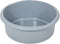 Addis Eco Made from 100% Plastic Round Washing Up Bowl, 7.7 Litre, Recycled Light Grey, 34 x 34 x 13cm