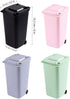 TOYMYTOY Office Trash Can, Desktop Mini Trash Bin, Garbage Bin Set Pencil Cup Holder with Lips & Wheels(4PCS)