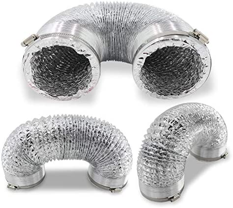Appliance Pros AP-4395481 8ft Insulated Dryer Vent Hose, Outdoor Indoor Vent Kit for Dryer Connector 4396009R, Flexible and Insulated Dryer Duct