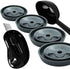 4 REUSABLE COFFEE CAPSULE DISCS: refillable for VERTUOLINE & VERTUO capsules pods, compatible with NESPRESSO VERTUOLINE & VERTUO pods, 4 DISC SET for capsule SIZE 1.35/2.70/5.07/7.77/14.00 FL OZ