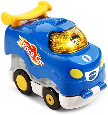 VTech Go! Go! Smart Wheels Press and Race Race Car , Blue