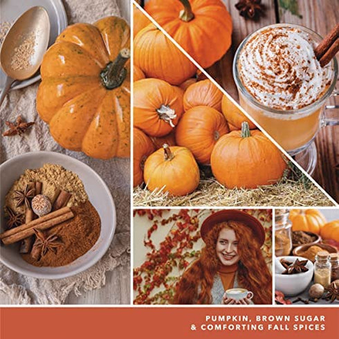 Yankee Candle Spiced Pumpkin Scented, Classic 22oz Large Jar Single Wick Candle, Over 110 Hours of Burn Time
