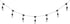Lights4fun, Inc. 14ft Battery Operated 15 LED Hanging Bulb Indoor & Outdoor String Lights
