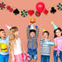 Casino Party Cut-Outs Versatile Las Vegas Casino Themed Poker Birthday Party Decoration Cutouts with Glue Point Dots for Bulletin Board Classroom School Casino Party Supplies, 5.9 x 5.9 Inch (40 Pcs)
