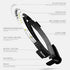 Hurkins Orbit, 180? Wide Angle 1000 Lumens Rechargeable Waterproof LED Headlamp. Great for Camping, Hunting, Runners, Hiking, Outdoors, Fishing,Industrial Purpose.