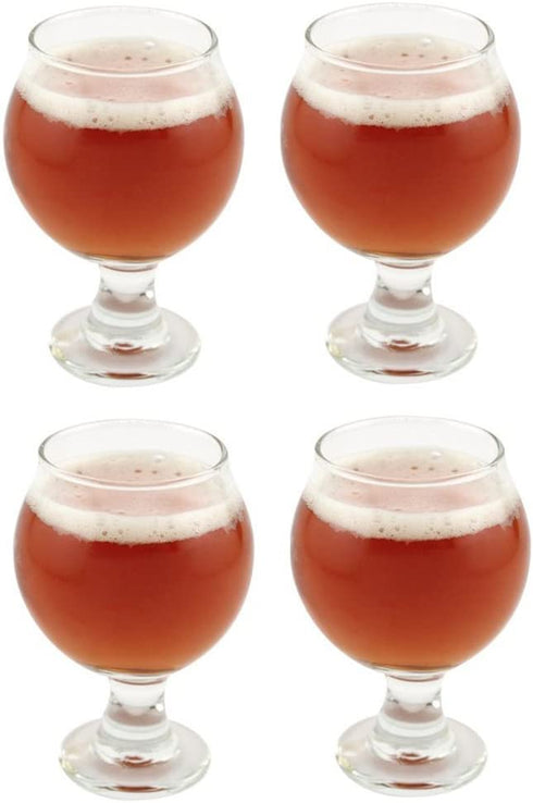 Libbey Belgian Beer Taster Glass 5 oz - 4 Pack w/ Pourer
