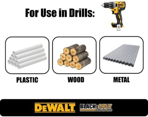 DEWALT Drill Bit Set, Black and Gold, 14-Piece (DWA1184)