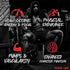 Insane Labz Psychotic Black Edition Mid Stimulant Pre Workout Powder, Energy Focus Pumps, Loaded with Creatine Beta Alanine Taurine Fueled by AMPiberry, 35 Servings Watermelon