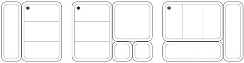 iDesign Clarity Interlocking Drawer Organizer for Cosmetics, Jewelry, Desk/Office Supplies, Crafts - 3 Compartments, Clear