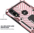 HNHYGETE for Moto E Phone Case, Motorola e Case, Shockproof Full Protection Mobile Phone Case, with Kickstand for Moto E (2020) (Rose Gold)