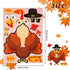 Thanksgiving Stickers, Thanksgiving Crafts for Kids Thanksgiving Games Make Your Own Turkey Stickers for Kids DIY Turkey Games Thanksgiving Party Favors Supplies Prizes Creative Scrapbooks - 24 Sheets