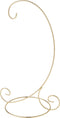 Bard's Twisted Gold-Toned Ornament Stand, Large, 12.25" H x 5.5" W x 7.5" D