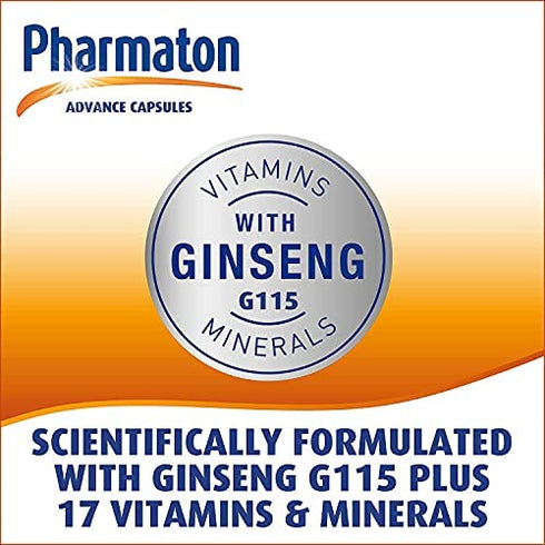 100 Caplets of Pharmaton Vitality11 with Ginseng