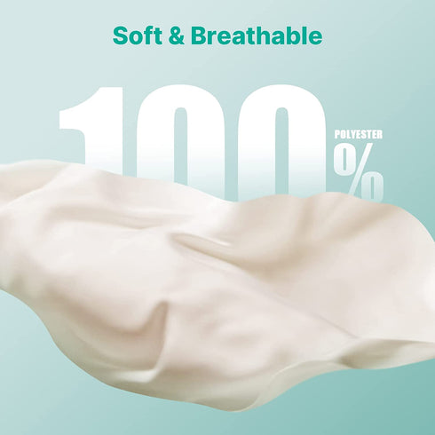 Marsail Queen Size Sheets Set 4pcs Extra Soft Cooling Bed Sheets Fine Brushed Microfiber Polyester Luxury Bedding Sheets Up to 16" Deep Pocket Cream