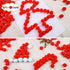 Veroave 150 Pieces Pom Poms 1 Inch Red,Small Pom Poms for Crafts,Fuzzy Balls,Puff Balls,Arts and Crafts Pom Poms Balls for DIY Art Creative Crafts Decorations…