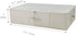 iwill CREATE PRO Underbed Storage Cube with Lid, Underbed Shoe Organizer Basket, Garment Storage Boxes, Beige