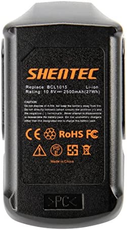Shentec 10.8V-12V 2500mAh Lithium Ion Replacement Battery Compatible with Hitachi BCL1015 BCL1015S 331065