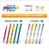 uni Propus Window Double-Sided Highlighter Pen with 4.0 mm/0.6 mm Twin Tip, 5 Color Set (PUS102T5C)
