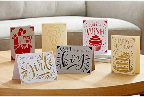 Cricut Joy Insert Cards - DIY greeting card for Baby Shower, Birthday, and Wedding - Night Brights Sampler, 12 ct