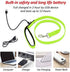 Illumifun LED Dog Leash, USB Rechargeable Pet Leash Glow in The Dark, 47.2inch Nylon Light Dog Leash for Your Dog Walking at Night (Green)