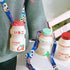 SLSNATFOUND Plastic Water Bottle Tour Drinking Bottle Yakult Shape Cute Kawaii Milk Carton Shaker Bottle for Kids/Girl/Adult Glass(480ml) (Peach)