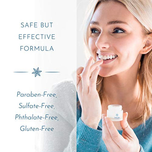 Snow Rejuvenating Lip Treatment with Hyaluronic Acid | Moisturizing Lip Balm for Youthful-Looking Lips, Hydrating Lip Balm and Lip Moisturizer, Lip Moisturizer for Very Dry Lips