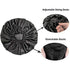 Satin Bonnets, Adjustable satin bonnets for women, Double Layer Large Sleeping Silk Bonnet, Soft Sleep Bonnet For Women Girls Curly Natural Hair Night Sleep Cap(Black)