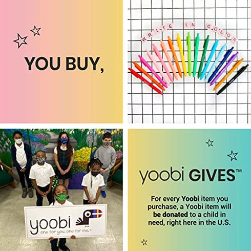 Yoobi Blue Mini Office Supply Kit – Mini School Supplies Kit for Kids & Adults – Includes Scissors, Mini Stapler, Staple Remover, Staples, Tape Dispenser & More – School, Home or Office Supplies Kit