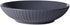 Bestone Pasta Bowls 40oz, Porcelain Embossed Strip Serving Bowls, Large Salad Soup Bowls, Microwave & Dishwasher Safe, Set of 4, Grey