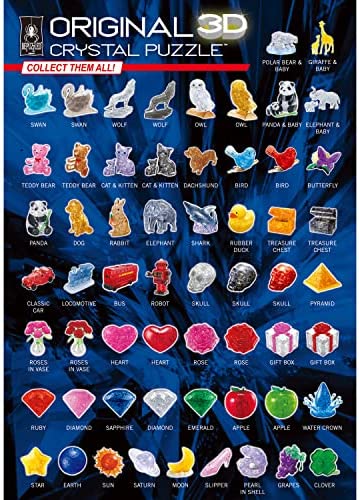 Original 3D Crystal Puzzle - Skull Black