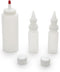 Fox Run Icing Squeeze Bottles for Cookie and Cake Decorating, Condiments, Sauces, Arts and Crafts, Set of 3, Clear