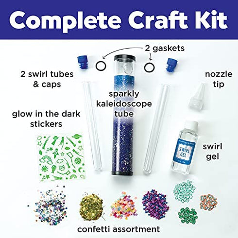 Creativity for Kids Magic Swirl Kaleidoscope Kit - Make Your Own Kaleidoscope for Kids, STEM Toys