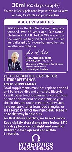 Vitabiotics Wellbaby Vit D Drops - 30ml