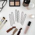 Black Large Sturdy 4" U Shaped Color Match Hair Pins for Thick Hair Buns, 12 Count