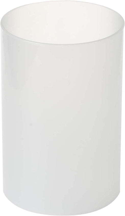 KICHI Various Size Frosted Glass Hurricane Candle Holders, Chimney Tube, Frosted Glass Cylinder Open Both Ends, Open Ended Hurricane, Frosted Lamp Shade for 3" x 6" Multiple Specifications