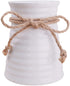 LESING Artificial Flowers with Vase Fake Silk Flowers in Vase Gardenia Flowers Decoration for Home Table Office Party (Champagne)