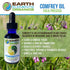 Earth Elements Organics 100% Organic Comfrey Medicinal Herbal Oil, Raw, Non-GMO – Wound Healing, Skin-Cell Regeneration, Scar Reduction, Anti-Inflammatory. Excellent carrier oil.