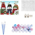 Kimily DIY Paint by Numbers for Adults Kids Christmas Paint by Numbers DIY Painting Snowman Christmas Acrylic Paint by Numbers Painting Kit Home Wall Living Room Bedroom Decoration Christmas Snowman