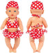 ZITA ELEMENT 10 Items 14-16 Inch Baby Doll Clothes Dresses Jumpsuit Swimsuit for 15 Inch Baby Doll, 18 Inch Girl Doll and 43cm Baby Dolls Clothes Outfits