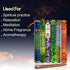 Six Most Popular Hem Incense Scents of All Time, 120 Sticks Total, with Free Burner - 20 Sticks Each of Dragon's Blood, Frankincense & Myrrh, Patchouli, Precious Lavender, First Rain, and White Sage