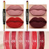 6Pcs Lip Liner and Lipstick Lip Stain Makeup Set, DNM Dark Red Black Nude Matte Lipstick with Lip Liner Set Long Lasting Waterproof 24 Hour Lipstick and Lip Liner Set labiales matte larga duracion 24