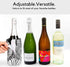 The HHC Wine Chiller Sleeve I Wine Bottle Cooler Champagne Chiller I Adjustable Size Bottle Wrap for Easy and Rapid Chilled Wine I Wine Cooler Sleeve I Wine Bottle Chiller Cooler for Champagne Lovers