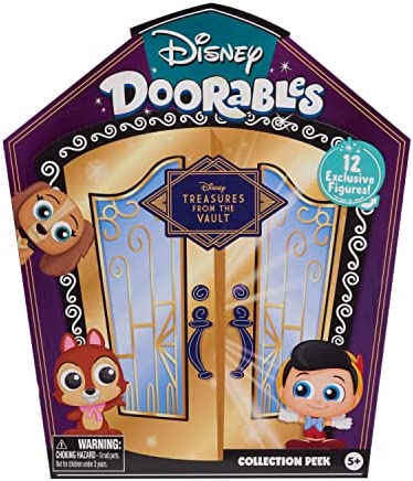 Disney Doorables Treasures From the Vault Collection Peek, Includes 12 Exclusive Mini Figures, Styles May Vary, Amazon Exclusive, by Just Play